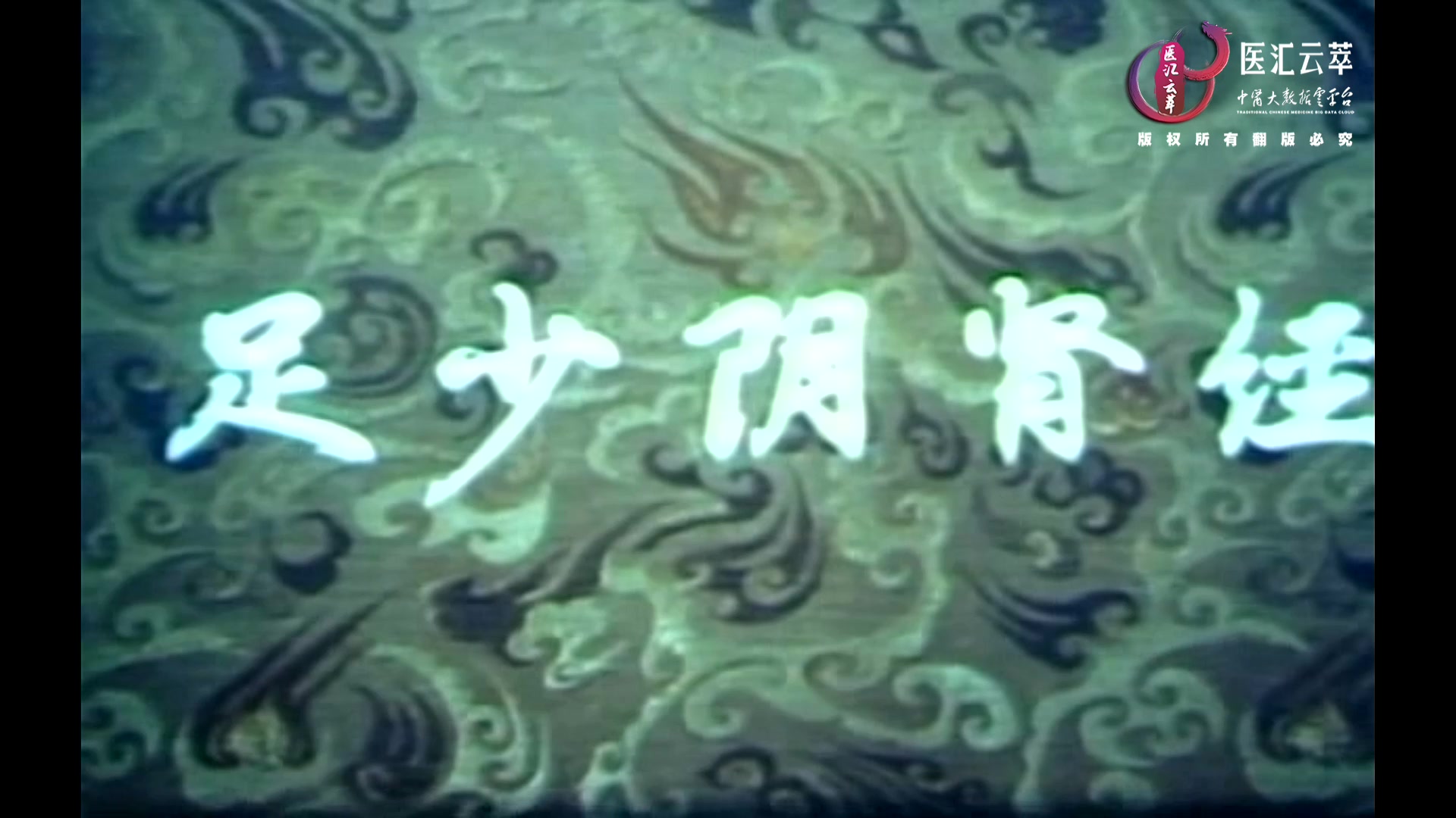 足少阴肾经(中文)
